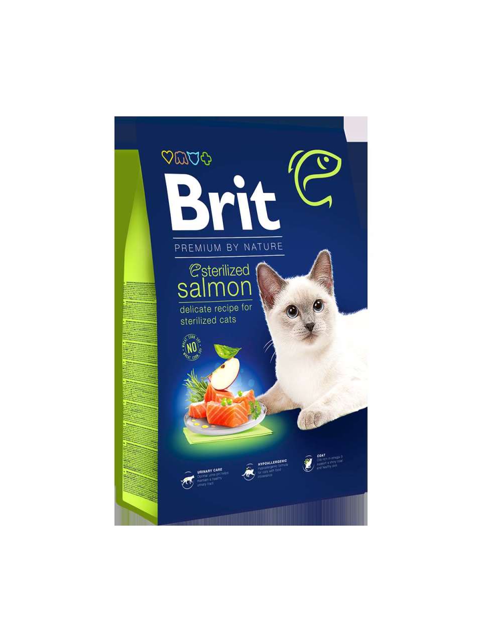 Brit Premium By Nature Sterilised Kısırlaştırılmış Somonlu Kedi Maması 8 Kg(stt:08/2026)