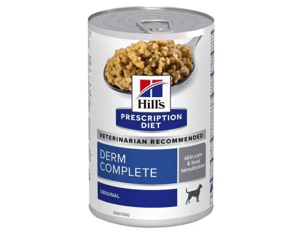 Hills Prescription Diet Derm Complete Köpek Yaş Maması 370 gr (stt:12/2027)