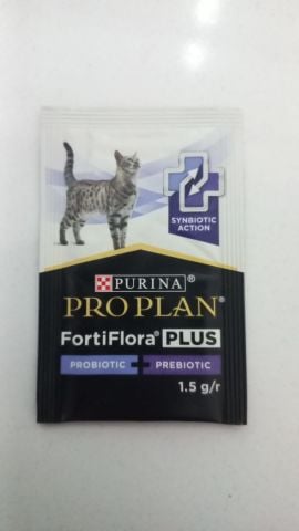 Proplan Purina Fortiflora Plus Kediler için Probiyotik Takviyesi 1,5 gr (1 Kutu=30 adet)(stt.06/2026)