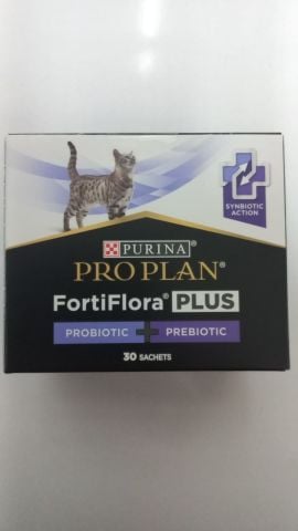 Proplan Purina Fortiflora Plus Kediler için Probiyotik Takviyesi 1,5 gr (1 Kutu=30 adet)(stt.06/2026)