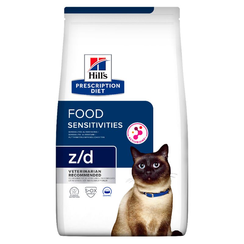 Hills Prescription Diet Food Sensitivities z/d Kedi Kuru Maması 1.5 kg (stt:06/2027)