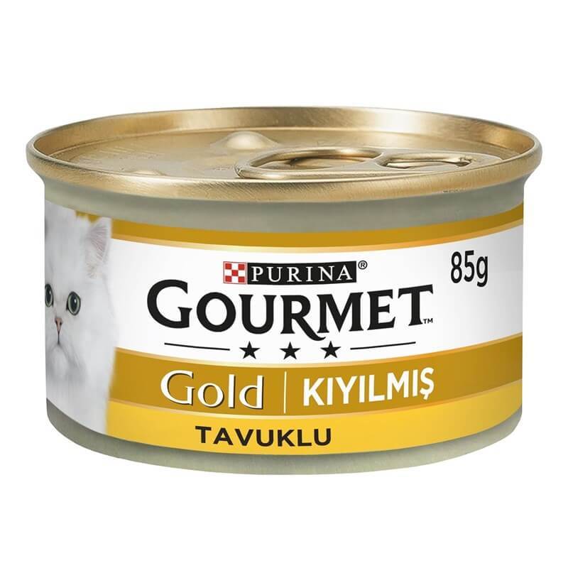 Gourmet Gold Kiyilmiş(Pate)Tavuk Etli Yetişkin Kedi Konservesi 85 Gr(stt.11/2026)