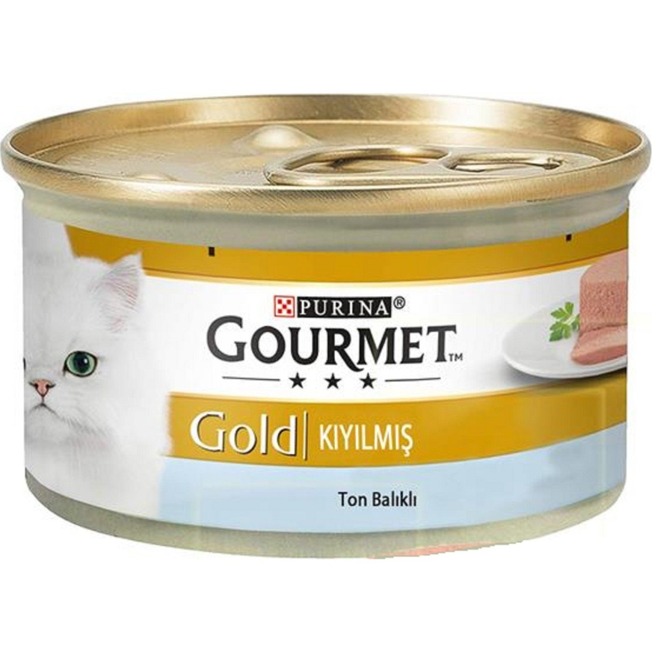 Gourmet Gold Kıyılmış(Pate)Ton Balıklı Konserve Kedi Maması 85 Gr(stt.08/2026)