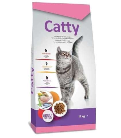 Catty Hamsili Tavuklu Yetişkin Kedi Maması 15 kg (stt.12/2025)