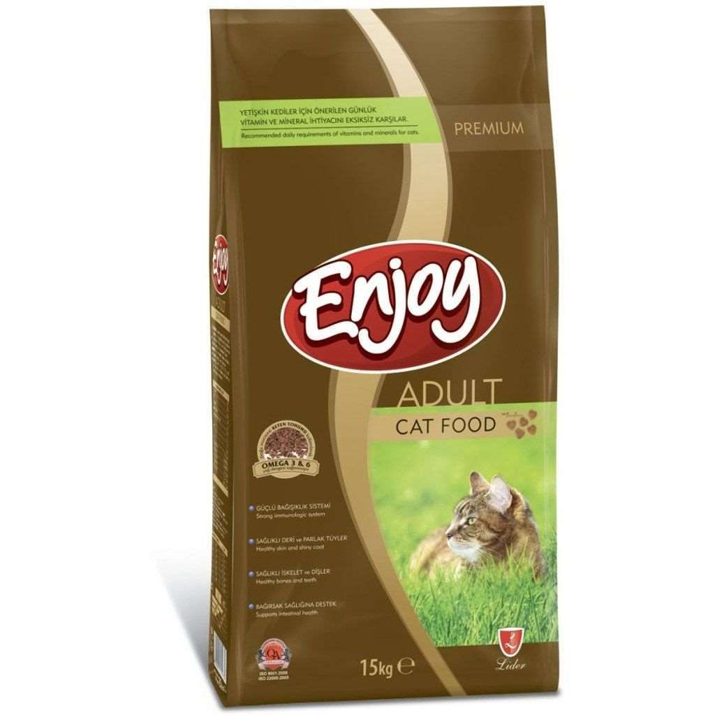 Enjoy Tavuklu Yetişkin Kedi Kuru Maması 15 Kg (stt:03/2027)