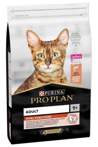 Proplan Somonlu ve Pirinçli Yetişkin Kedi Maması 10 Kg(stt.12/2025)
