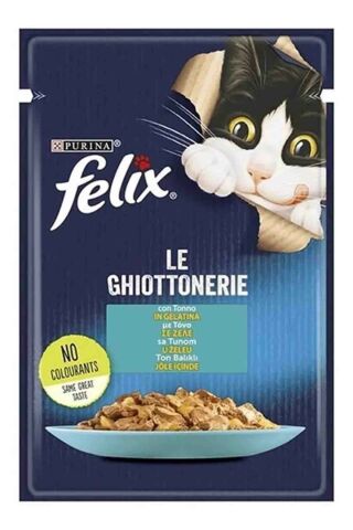 Felix Ton Balıklı Jöle içinde Yetişkin Kedi Konservesi 85 gr (stt:07/2027)