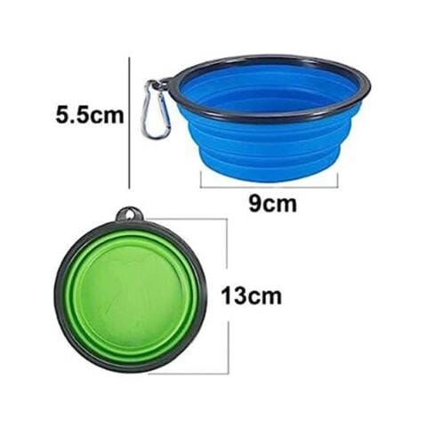 Bonisa Kedi- Köpek Katlanır Mama ve Su Kabı (13cm)