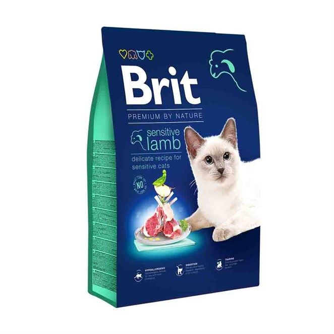 Brit Premium By Nature Sensitive Lamb Kuzulu Yetişkin Kedi Maması 8 Kg (stt: 04/2027)