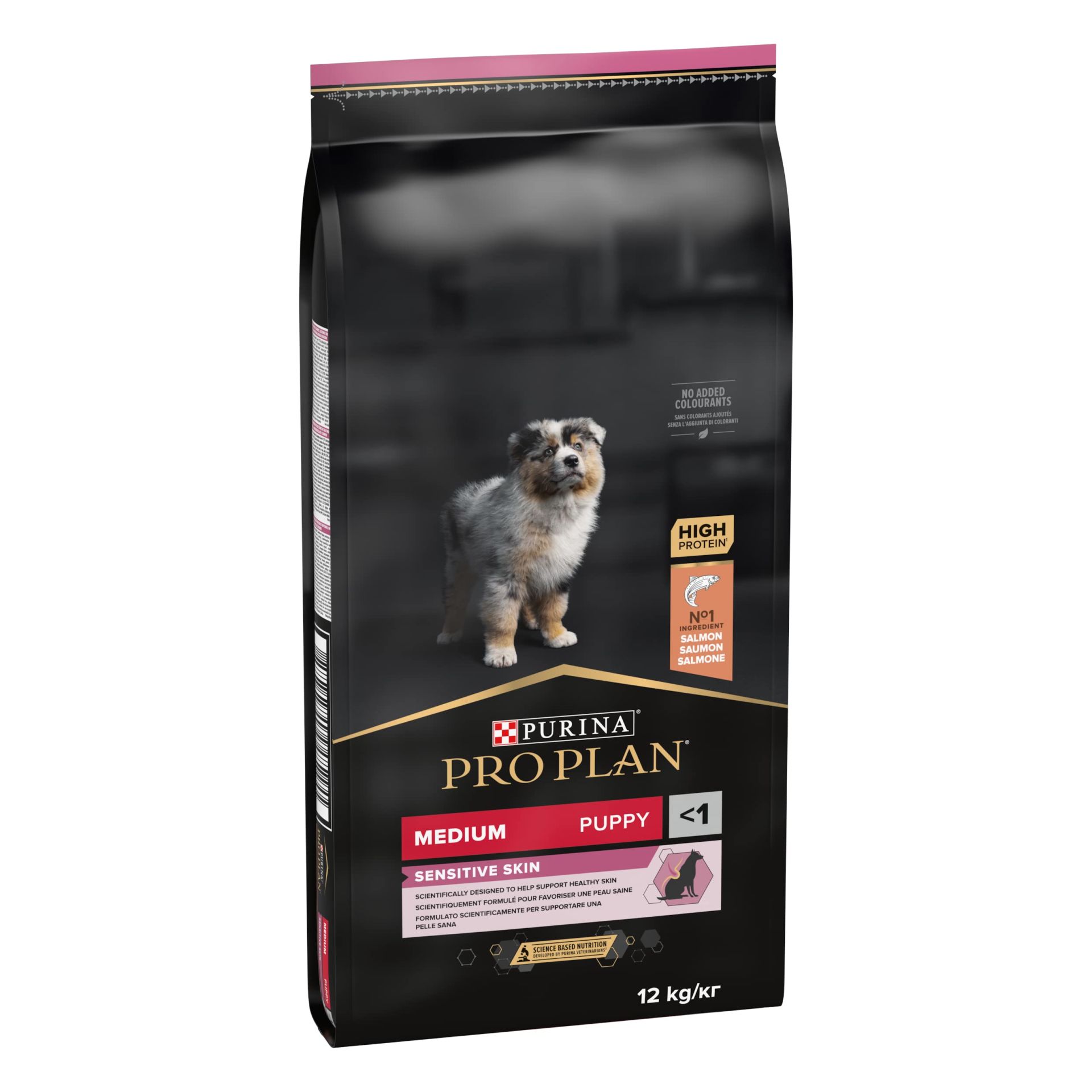 Proplan Puppy Somonlu Orta Irk Hassas Derili Yavru Köpek Maması 12 kg (stt:05/2027)