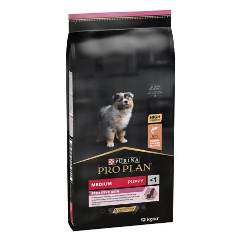 Proplan Puppy Somonlu Orta Irk Hassas Derili Yavru Köpek Maması 12 kg (stt:10/2027)