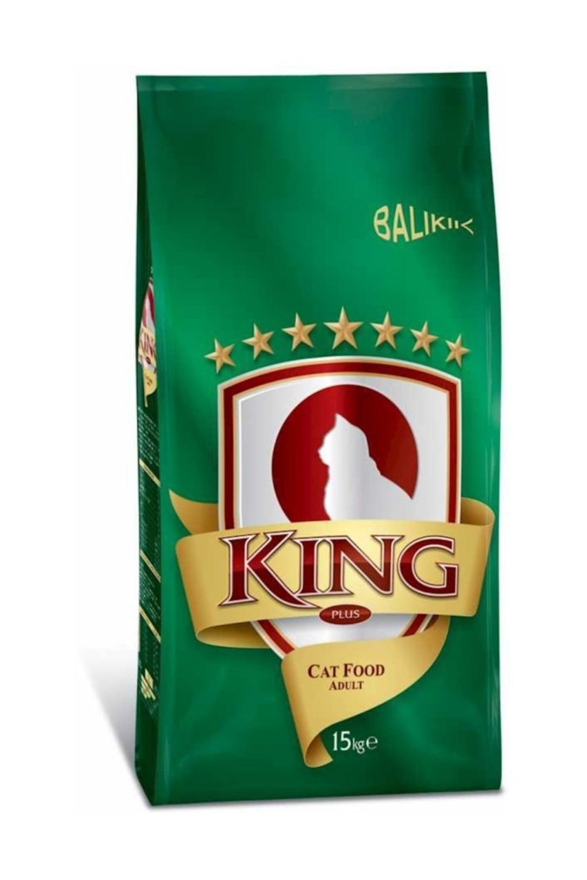 King Plus Balıklı Yetişkin Kuru Kedi Maması 15 Kg(stt.05/2027)