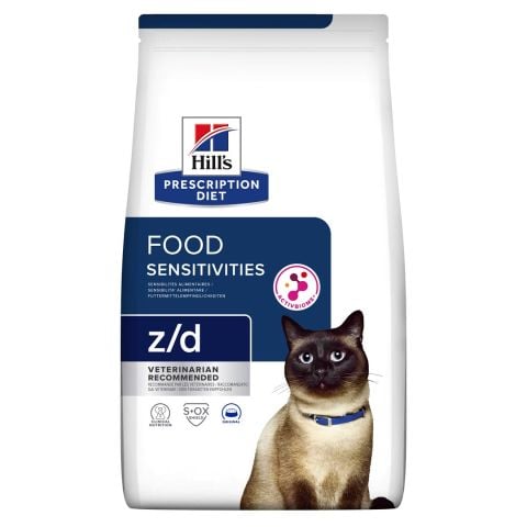 Hills Prescription Diet Food Sensitivities z/d Kedi Kuru Maması 3 kg (stt:09/2027)