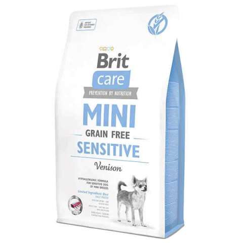 Brit Care Sensetive Hypoalerjenik Geyik Etli Mini Irk Köpek Maması 2 kg(stt.02/2027)