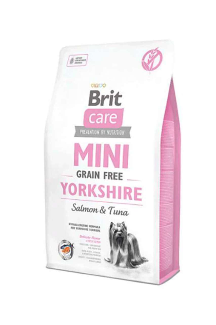 Brit Care Yorkshire Tahılsız Somonlu ve Alabalıklı Mini Irk Yetişkin Köpek Kuru Maması 2 kg (stt.09/2026)