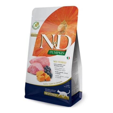 ND Pumpkin Tahılsız Balkabaklı Kuzu Etli Yaban Mersini Kısırlaştırılmış Kedi Maması 5 kg (stt:09/2027)