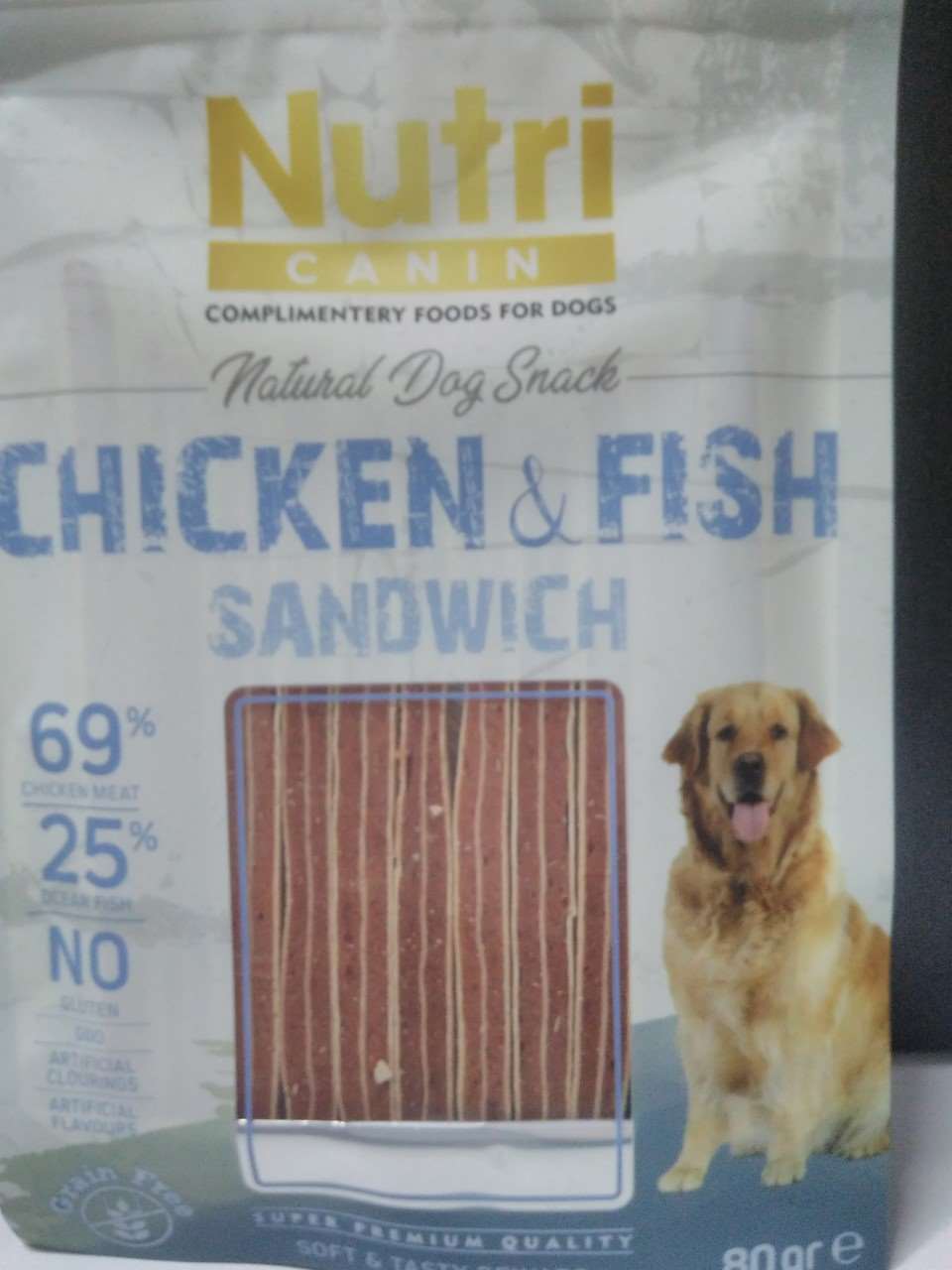 Nutri Canin Tavuklu Ve Balıklı Tahılsız Köpek Ödül Maması 80 Gr (stt.03/2027)