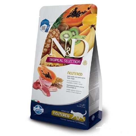 ND Tropical Selection Kuzulu Kısırlaştırılmış Kedi Maması 1,5 kg (stt:11/2027)