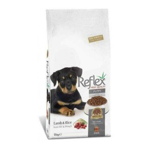 Reflex Puppy Kuzu Etli  Pirinçli Yavru Köpek Maması 15 Kg (stt.01/2028)