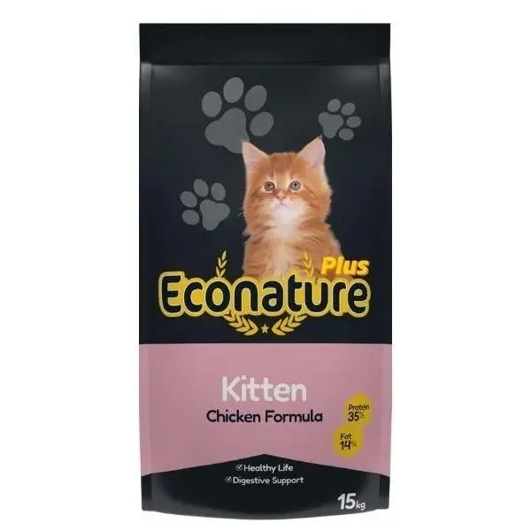 Econature Plus Kitten Tavuklu Yavru Kedi Maması 15 kg (stt:01/2027)