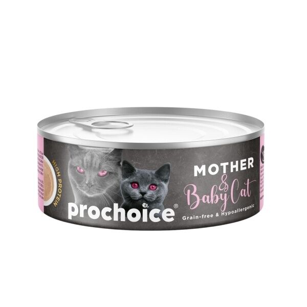 ProChoice Mousse Anne ve Bebek Kediler İçin Yavru Kedi Konservesi 80gr (stt.11/2027)