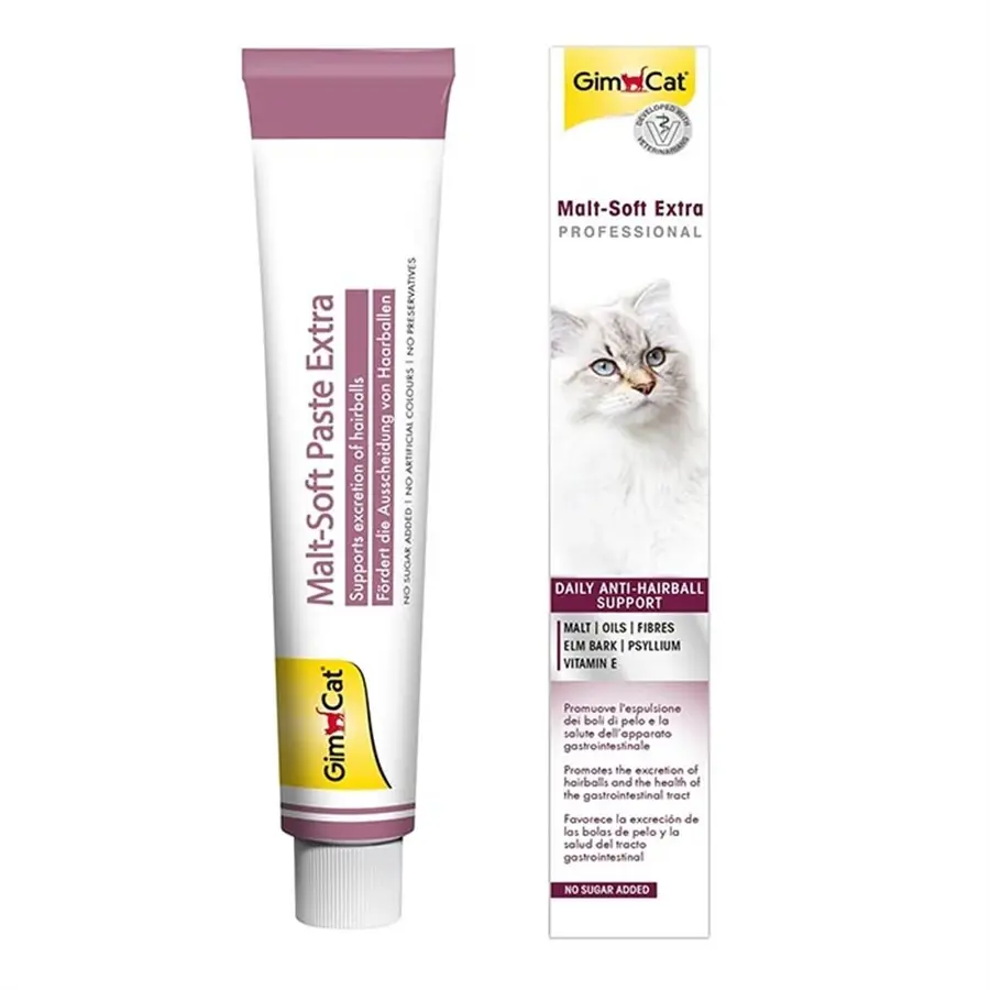Gimcat Malt Soft Extra  Tüy Yumağı Önleyici Kedi Macunu 100 gr (stt:11/2027)