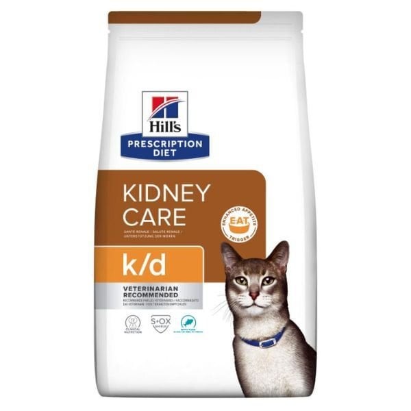Hills Prescription Diet Kidney Care k/d Somonlu Kedi Kuru Maması 1,5 kg (stt:08/2027)