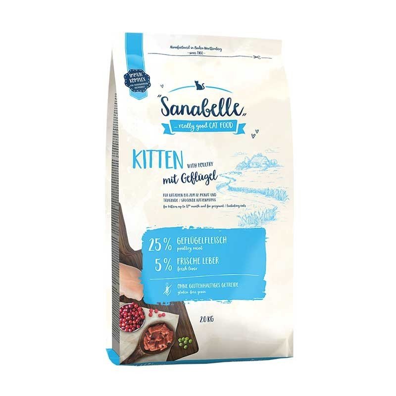 Sanabelle Kitten Yavru Kuru Kedi Maması 10 Kg(stt:12/2025)