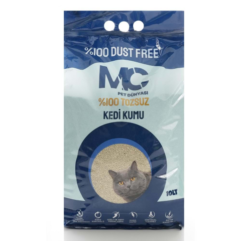 MC Tozsuz Aktif Karbonlu  Kedi Kumu 10 lt