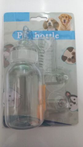 Cans Yavru Kedi- Köpek Biberonu 120 ml (2 adet yedek başlıklı)
