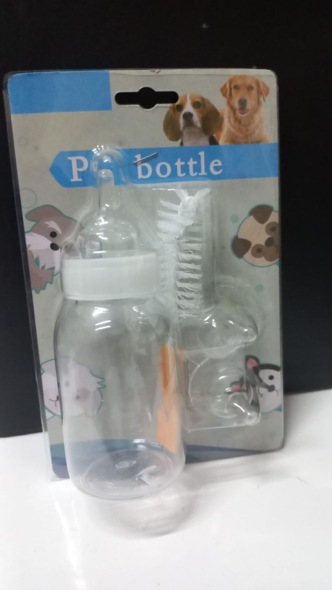 Cans Yavru Kedi- Köpek Biberonu 120 ml (2 adet yedek başlıklı)