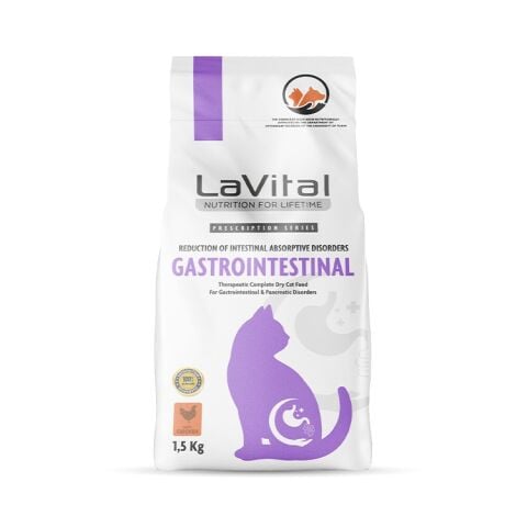 LaVital Veteriner Gastrointestinal Kedi Maması 1,5 kg (stt: 12/2027)