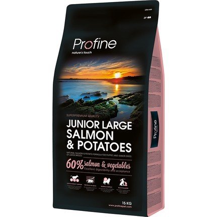 Profine Junior Large Somonlu ve Patatesli Büyük Irk Yavru Köpek Maması 15 Kg (stt.12/2026)