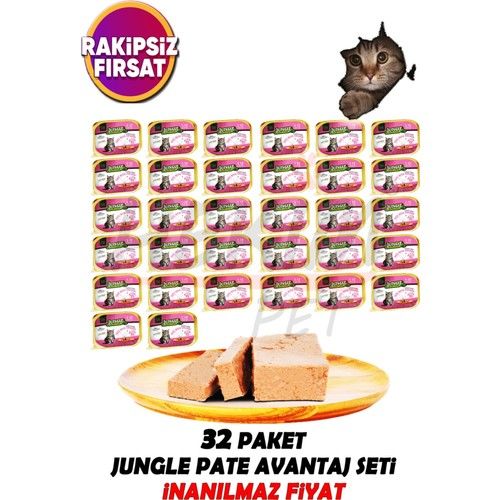 JUNGLE YAVRU KEDİ EZME(PATE) 100 GR