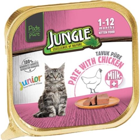 JUNGLE YAVRU KEDİ EZME(PATE) 100 GR