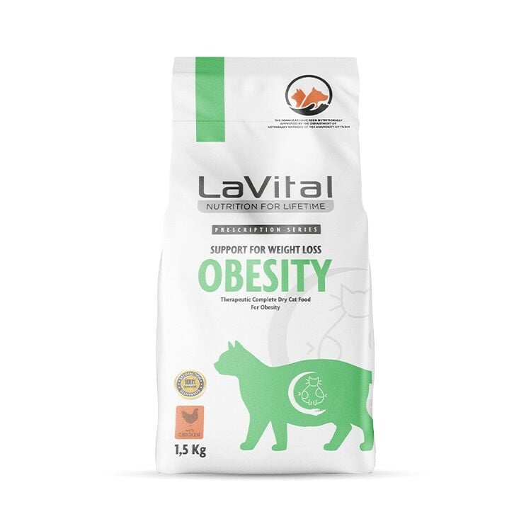 LaVital Veteriner Obezite Kedi Maması 1,5 kg (stt: 12/2027)