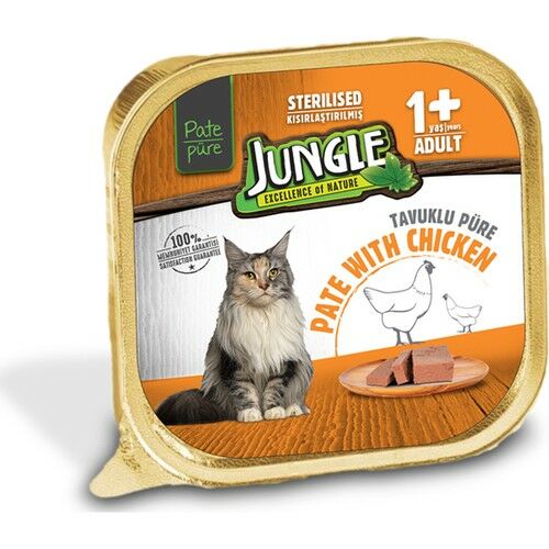 JUNGLE KEDİ KISIR EZME(PATE)100 GR