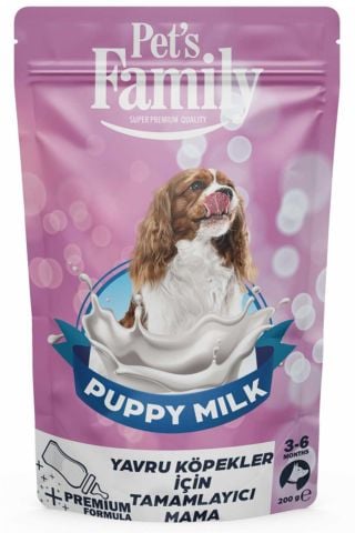 Pet's Family Yavru Köpek Süt Tozu 200 Gr