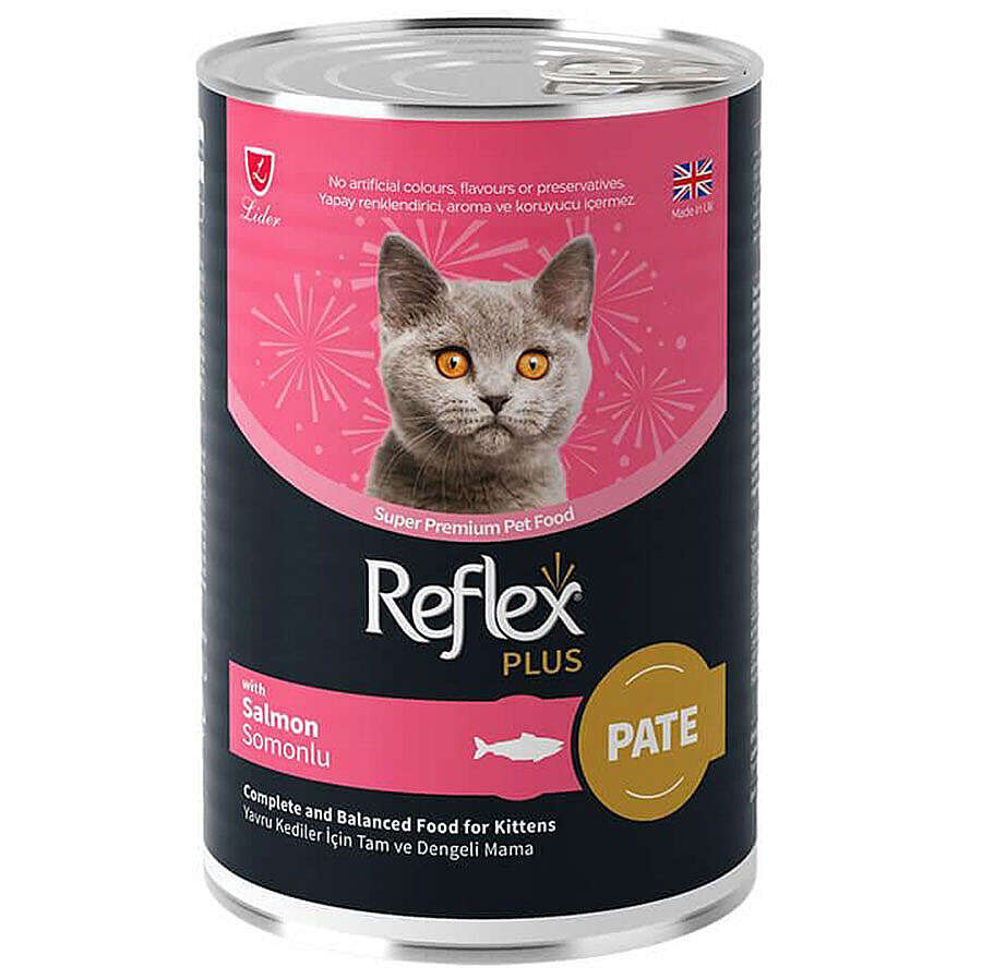 Reflex Plus Pate Kitten Somonlu Yavru Kedi Konservesi 395 Gr (stt:12/2028)