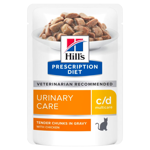 Hills Prescription Diet Urinary Care C/D Tavuklu Kedi Konservesi 85 gr (stt09/2027)