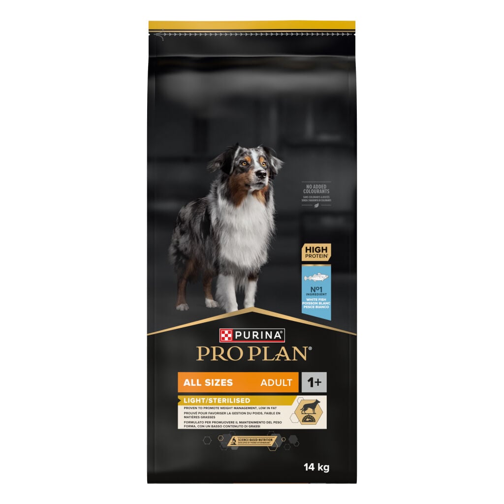 Proplan Light ve Kısırlaştırılmış Tüm Irklar İçin Alabalıklı Yetişkin Köpek Maması 14 kg (stt:11/2027)