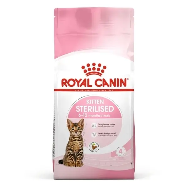 Royal Canin Kitten Sterilised Kısırlaştırılmış Yavru Kedi Maması 2 kg (stt:10/2027)