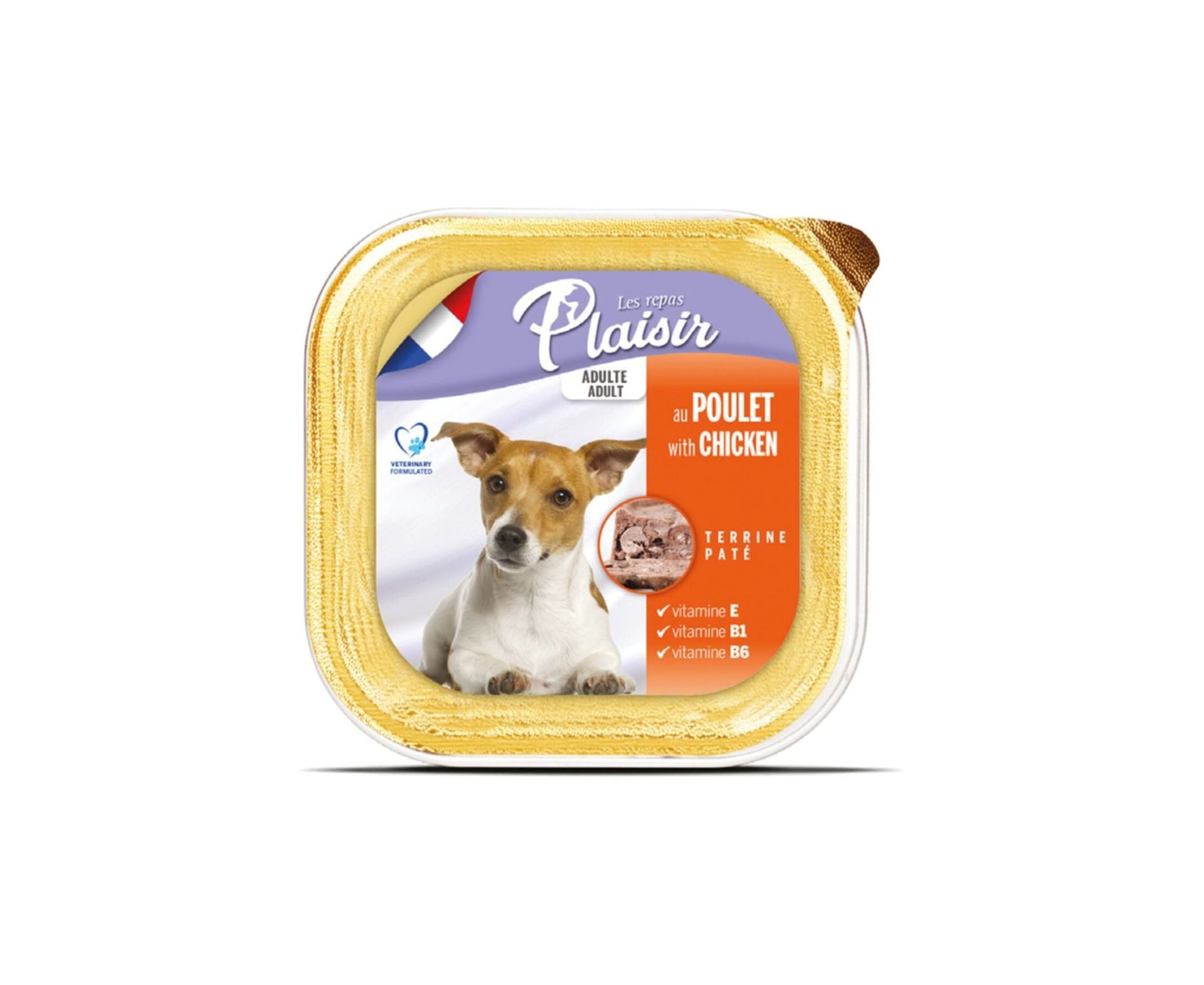 Plaisir Pate Tavuklu Yetişkin Köpek Konservesi 150gr(stt.02/2027)