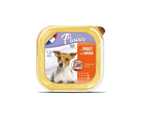 Plaisir Pate Tavuklu Yetişkin Köpek Konservesi 150gr(stt.12/2027)