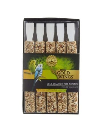Gold Wings Premium Ballı Muhabbet Kuşu Krakeri (10'lu) (stt:05/2028)