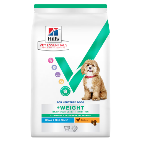 Hill's VET ESSENTIALS Multi-Benefit + Weight Yetişkin +1 Küçük ve Mini Irk Kısır Köpek Kuru Maması 2 kg (stt:01/2028)