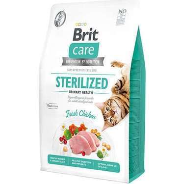 Brit Care Sterilised  Urinary Health Tahılsız Tavuklu Kısırlaştırılmış Kedi Maması 2 Kg (stt.11/2027)