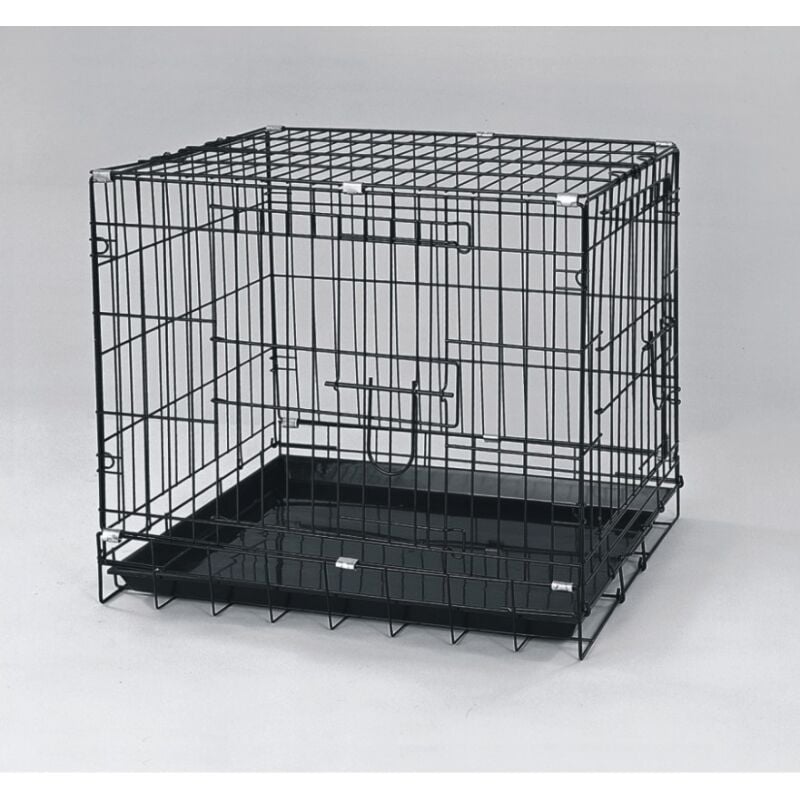 Dayang Köpek Kafesi Siyah 61x44x50 cm.