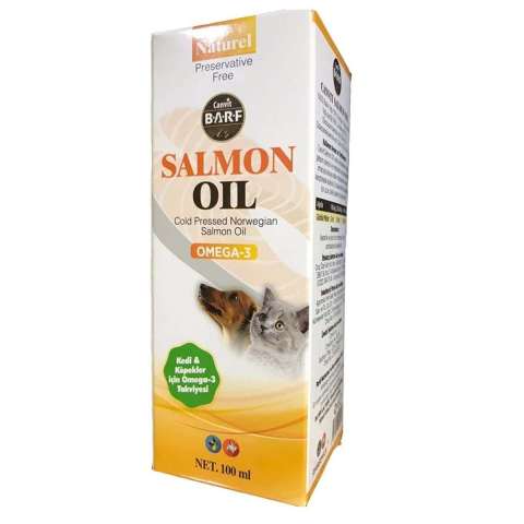 Canvit Barf Salmon Oil Kedi ve Köpek Saf Balık Yağı 100 ML(stt.07/2026)