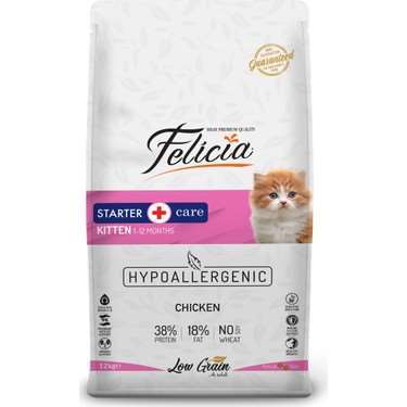Felicia Tavuklu-Hamsili HypoAllergenic Az Tahıllı Yavru Kedi Maması 12 Kg(stt.12/2025)